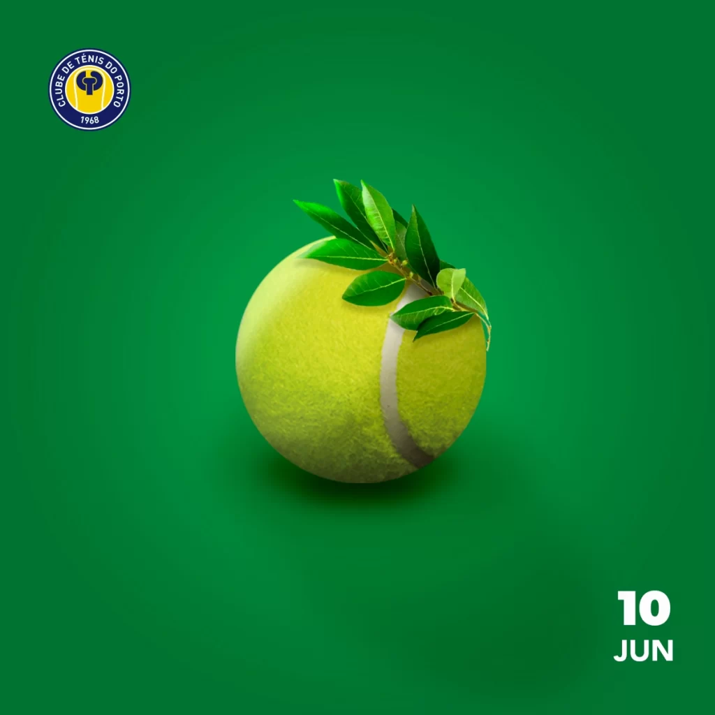 Social Media post for Tennis Club featuring Portugal's Day