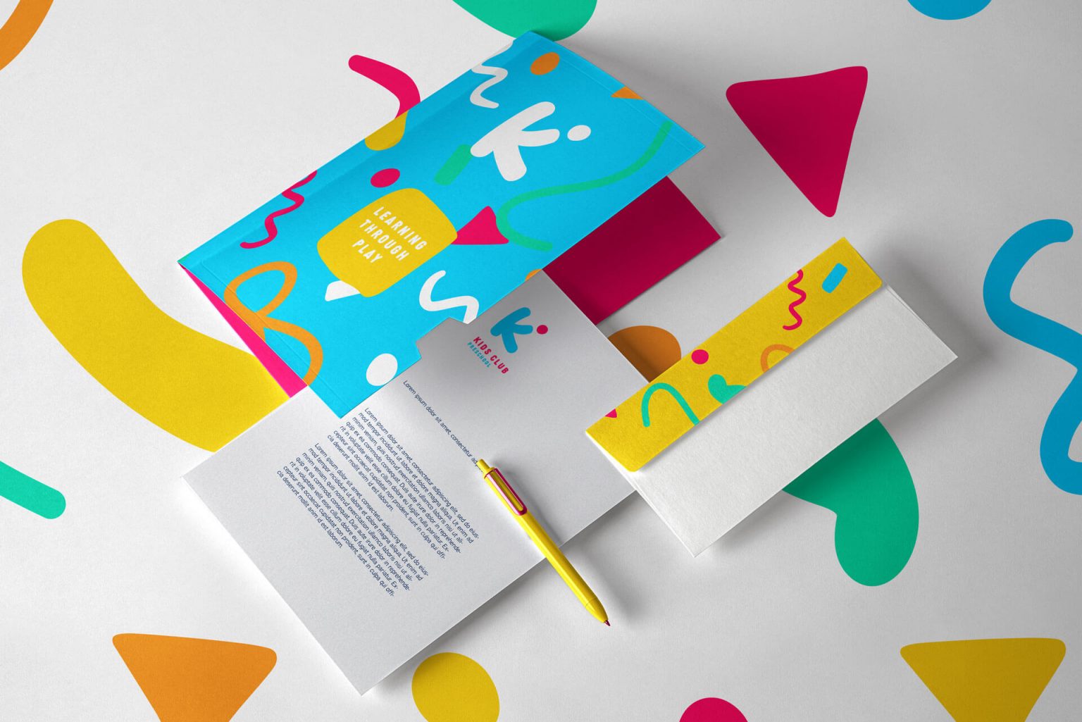 Kids Club: a preschool and daycare branding - Mariana Ponte